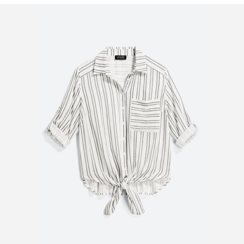 Tie front top